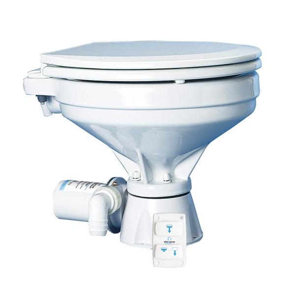 Albin Pump Marine Toilet Silent Electric Comfort - 12V 07-03-012